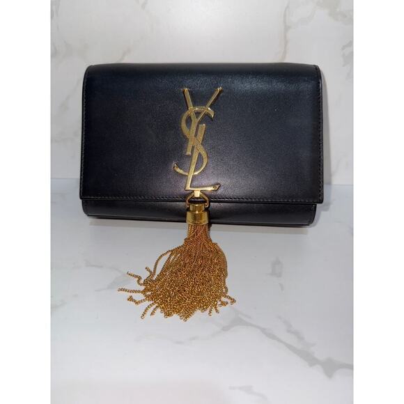 Saint Laurent YSL Handbags - Saint Laurent YSL Tassel Crossbody Bag